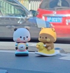 MITAO Sweet Lovely Panda Couple Bubu and Dudu Figure Deco Art Bear Toy Xmas Gift