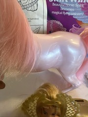 Vintage 1984 Princess Of Power Swift Wind Unicorn With Box & Doll