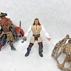 Vtg Disney Zizzle Pirates Of The Caribbean Davey Jones Will Turner Assorted Lot