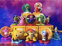 McDonalds Toy 2026 Super Mario Galaxy Plastic Toys With Clip Full Set Of 12+Book