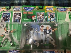 5 Cowboys Action Lot Emmitt Smith Staubach Aikman Dorsett Moose Johnston Lot