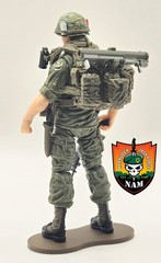 VIETNAM US ARMY Rifleman w/ Gear – Marauder GR 1:18 Scale 4″ GI Joe Type Figure