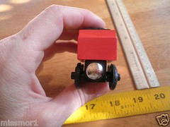 Thomas the Tank Engine James + Tender FOR DISPLAY ONLY wooden NM/M NICE!