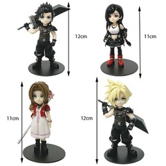 Anime 11-12cm Cloud Strife Tifa Lockhart Aerith Gainsborough Zack·Fair Figure