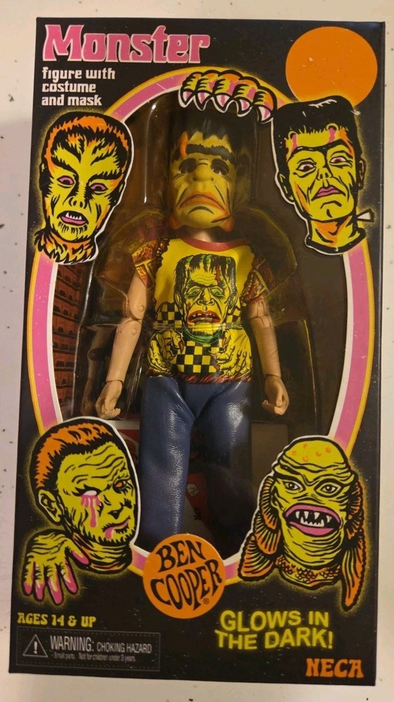Frankenstein Ben Cooper Figure Monster Costume Kids Glow in the Dark 2025 Mask