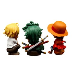 13cm One Piece Anime Figure – Q Version Smiling Car Ornament Desktop Decoration