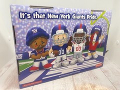Little People NFL Collector Figure Set NEW YORK GIANTS BIG BLUE-Series 1 Free SH