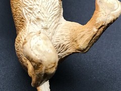 Vintage Hard Plastic Lion Cub African Safari Made in Hong Kong ~8″ with Tail