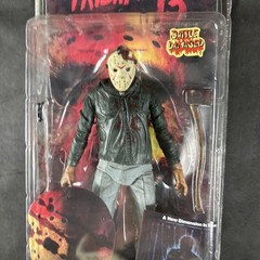 JASON VOORHEES BATTLE DAMAGE ACTION FIGURE REEL TOYS OPEN BOX NECA HORROR