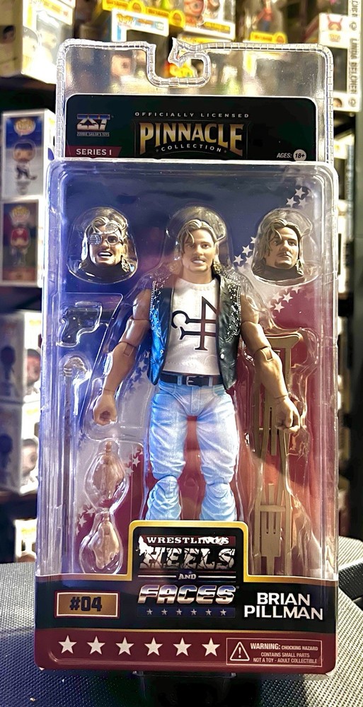 Zombie Sailor Toys Wrestler’s Heals & Faces Pinnacle Collection Brian Pillman