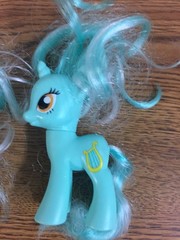 Lot Of 3 Lyra Hasbro My Little Pony MLP Brushable Ponies Multiple Years Gens