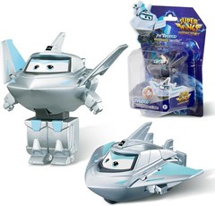 2” 5cm Transform-a-Bots Traver Robot Action Figures Transforming Plane to Ro…