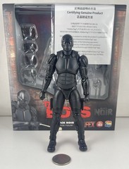 AS IS Medicom MAFEX THE BOYS BLACK NOIR No. 183 Action Figure PRE-OWNED WITH BOX