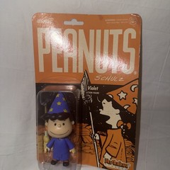 2021 PEANUTS REACTION 3 FIGURES LOT- VIOLET/CHARLIE BROWN/LINUS & LUCY- HORROR