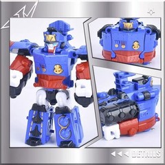 Tobot V Galaxy Detectives 5″ Riptide Q-Transformer Figure Truck Vehicle