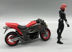 Marvel Legends Series Deluxe Riders Black Widow with Motorcycle
