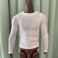 1/16 Scale Male Long-sleeved T-shirt Top Sweater Clothes For 12” Action Figure