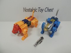 Robo-Kats Lion Cat Fighting Transformable Robots Tek Toys Robot Action Figure