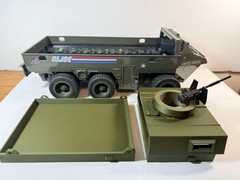 GI JOE APC top Replacement Cab W/ Flatbed & Manned Turret 3D Printed