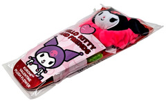 Sanrio Kuromi Plush Valentine’s Day 10″ Flower Bendable Stem Jazwares New