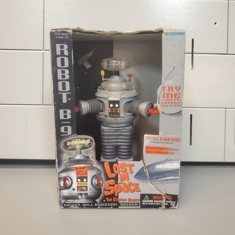 Lost In Space Trendmasters Robot B-9 Action Figure In Box 1997 Classic Series