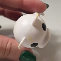 PhatMojo Piggy Action Figure Small White Brown Fair Roblox MiniToon