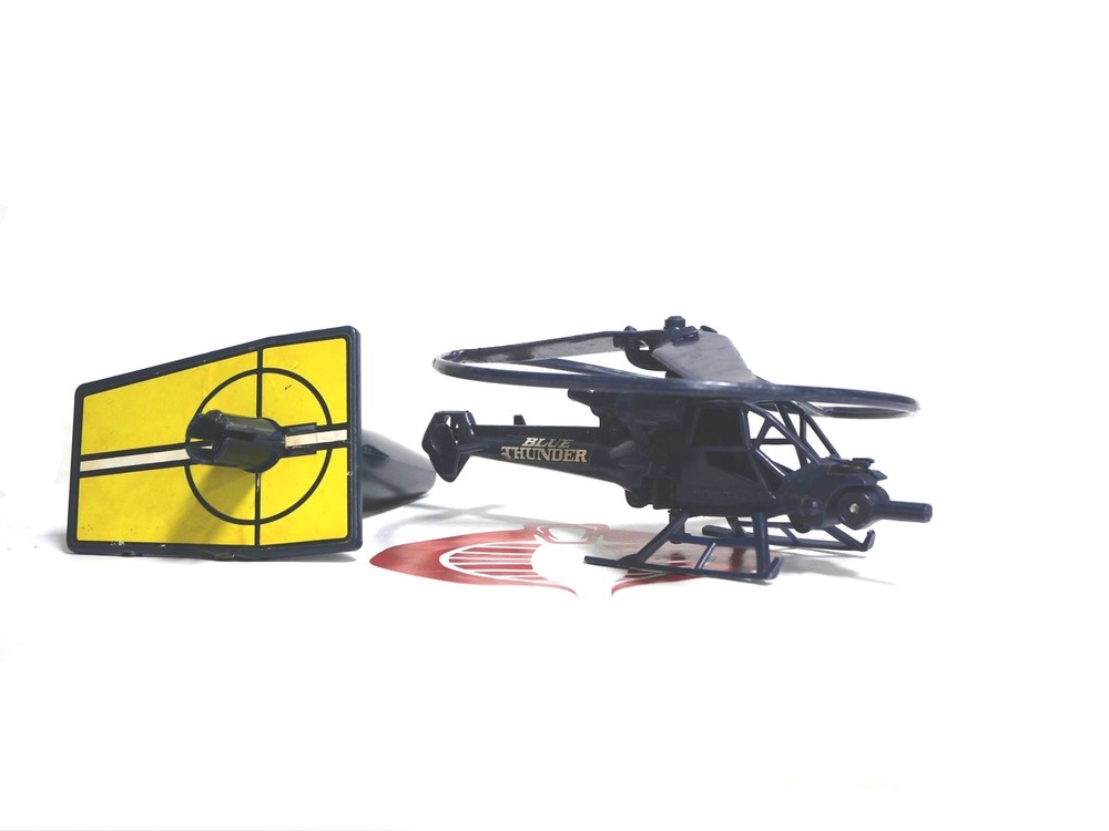 Blue Thunder Vehicle FLYING Helicopter w Handle MTC Corp 1983 Columbia Pictures