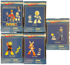 Jada Toys Mega Man Wave 1+2 Lot of 5 Cut Man Elect Man Ice Man Fire