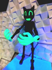 Cartoon Cat – Trevor Henderson – Articulated Glow in the dark