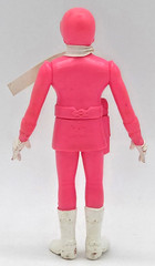 Vintage Denshi Sentai Denziman PINK Power Rangers Soft Vinyl Figure POPY Japan
