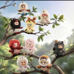 POP MART Dear Birds Series Plush Pendant Whole Set (8 Pcs) Blind Box