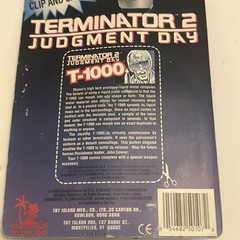 1995 Toy Island Terminator 2 T-1000 Action Figure SEALED. Card is bent