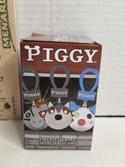 Piggy Light-Up Clips 5 Lot, Blind Box Collectible Keychains