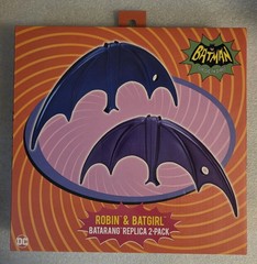Neca Batman 1966 Classic TV Show Robin & Batgirl Batarangs 2-Pack Replica NEW