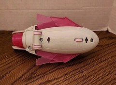 PAW Patrol Mighty Pups Charged Up SKYE Pink Deluxe Vehicle Light Sound Jet Plane