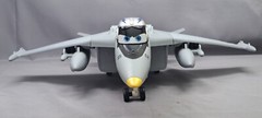 Disney Planes Deluxe Bravo Fighter Jet Transporter F-18 Hornet Mattel INCOMPLETE