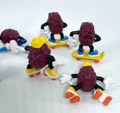 California Raisins 1988 Vintage Figures Lot of 13 Applause 2 in Tall Mini
