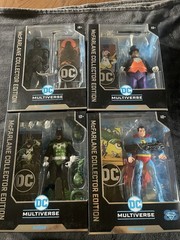 Dc Multiverse Collectors Edition Superman, Batman, Penguin, And Abyss