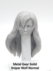 3d Print SNIPER WOLF NORMAL HEAD 1:10 7″ LEGEND DC MULTIVERSE