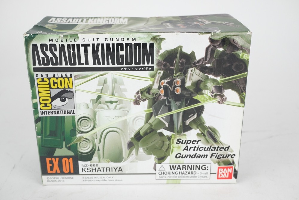 Gundam Assault Kingdom EX 01 KSHATRIYA NZ-666 SDCC 2013 Exclusive