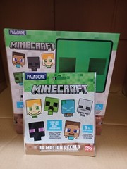 Paladone Original Lot Of 4 Minecraft Character 3D Motion Decals 8 To Collect New