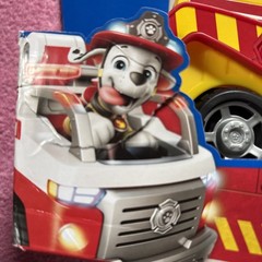 Paw Patrol Fire Rescue Rubble Rescue Fire Dump Truck & Figure New