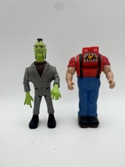 Vintage Kenner Real Ghostbusters Frankenstein Hard Hat Horror Figure Lot 1988-89