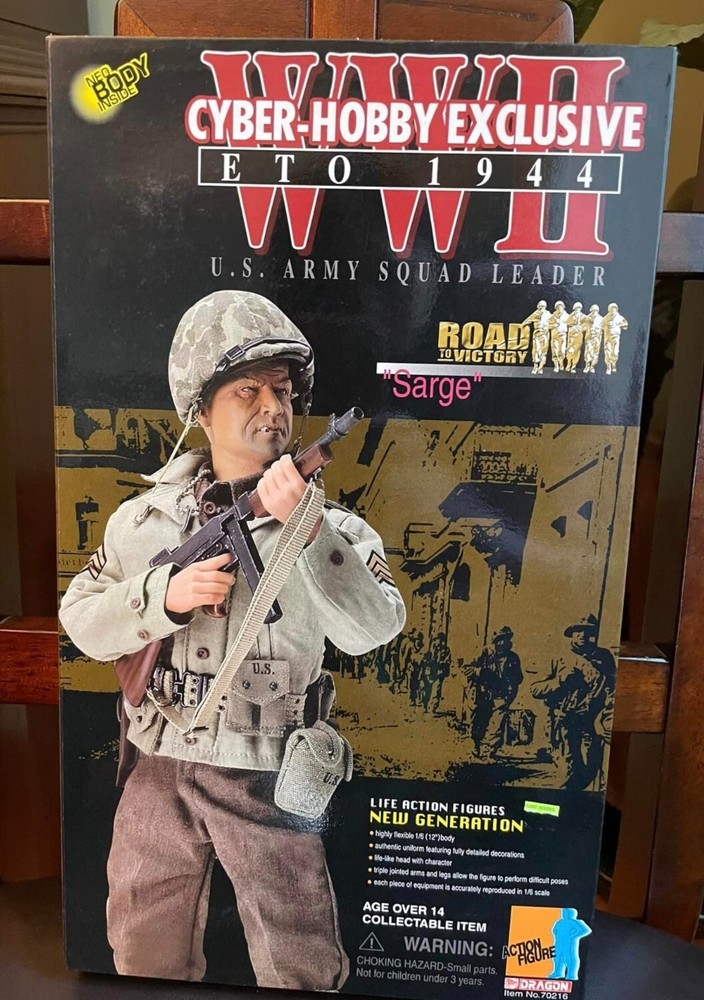 2002 DRAGON 1/6 CYBER HOBBY WWII “SARGE” VIC MORROW FROM 1960’S COMBAT TV SERIES