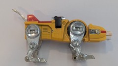 Voltron Die Cast 1981 Y&K Yellow Lion #5 Metal Vintage GB-36