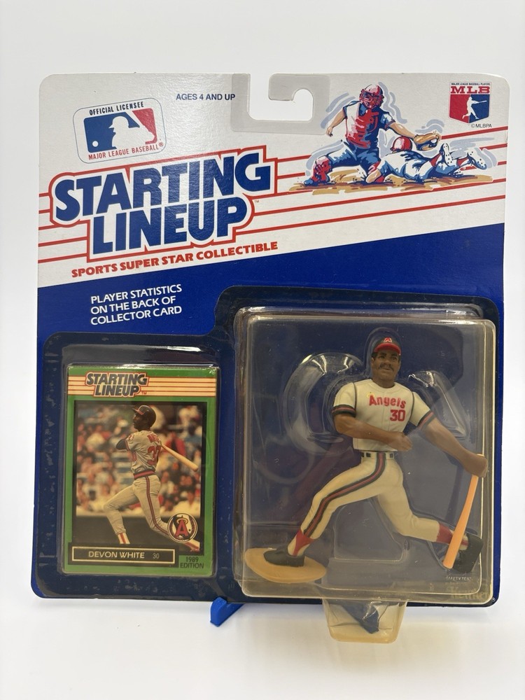 1989 Kenner Starting Lineup Devon White Super Rare