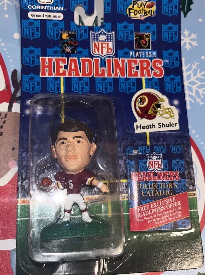 NFL Football Headliners Heath Shuler Corinthian Redskins Mini Figure