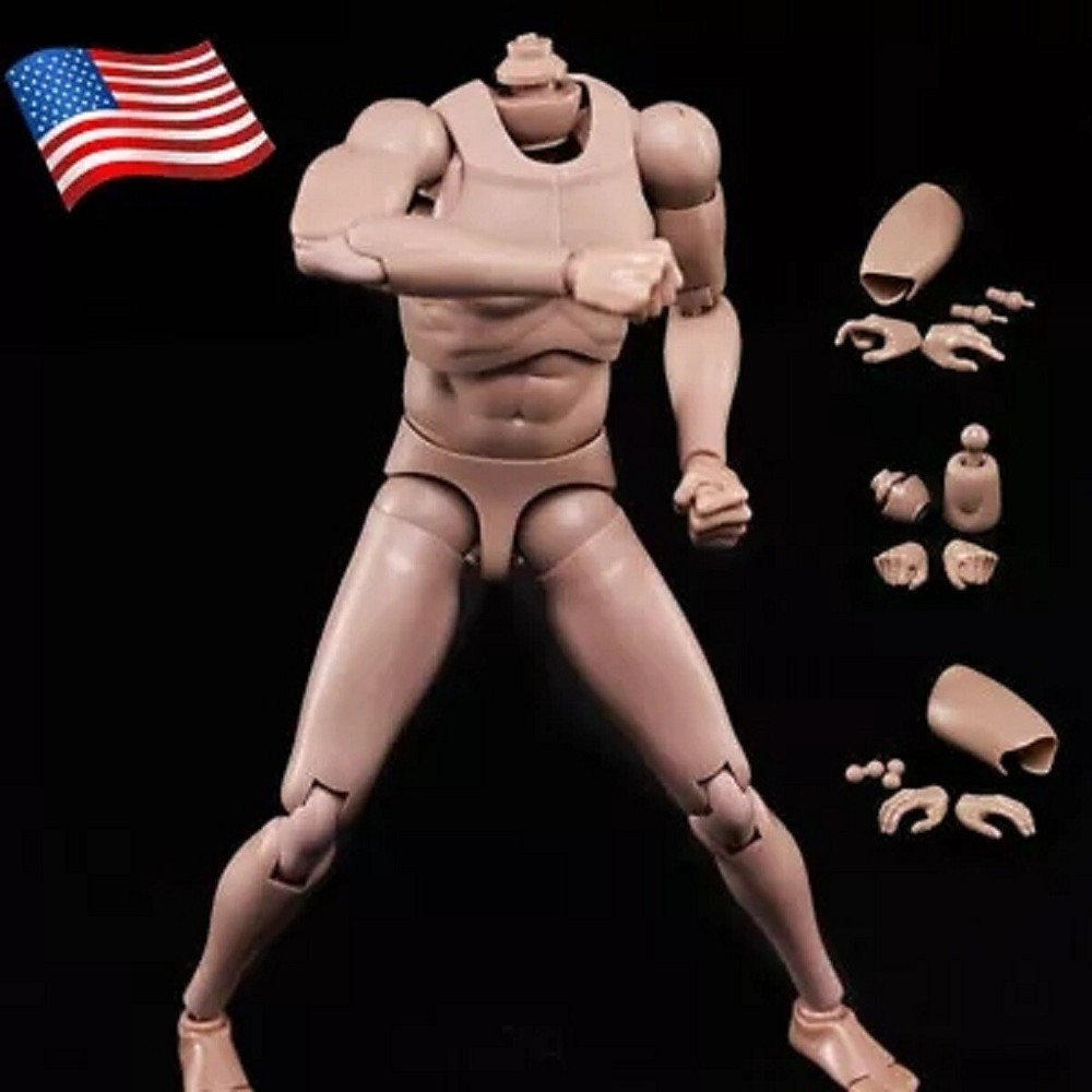 1/6 Male Amateur MX02-A European Skin Action Figure Body Doll Toy