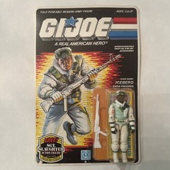 GI Joe ARAH Action Figure – ICEBERG – 1986 – Carded Unpunched Original MOC Rare!