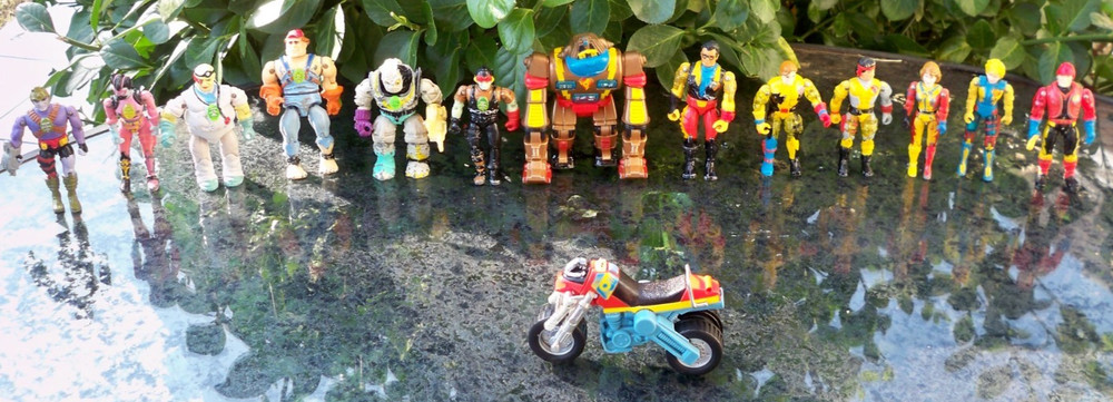 LJN BIONIC SIX 6 COMPLETE SET OF FIGURES KLUNK JACK JD CHOPPER BUNJI REPRO ACC